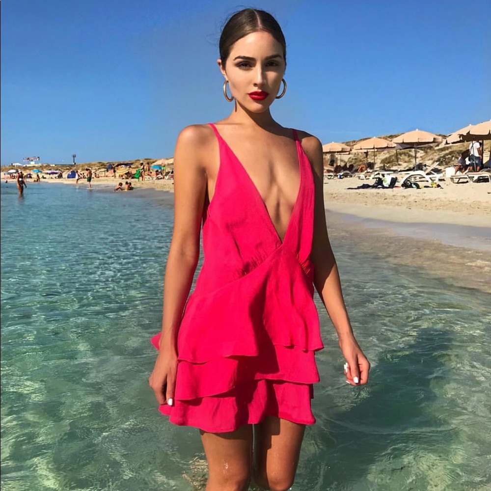 Beach Riot X Revolve Maya Dress | Hot Pink Sz XS